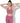 Women Sports Bra & Tight Rouge Pink