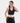 Black Lightly Padded Sports Bra