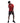 Workout Combo Set - Crimson Red Dri-Fit T-shirt & Black Short